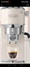德龙（Delonghi）咖啡机 半自动咖啡机 小型家用美式意式浓缩泵压式 不锈钢手动打奶泡EC885.CR EX:4奶油白38节礼物 实拍图