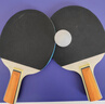 双鱼乒乓球拍横拍双拍套装 娱乐型兵乓球拍2只装附3球 036A 实拍图
