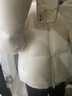 森马（Semir）羽绒服女冬90绒子短款三防花苞帽25高蓬防风连帽外套109725113028 实拍图