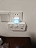插座开关转换器插头【送货上门】卧室桌面开关多功能一转多家用学生宿舍接线板插线板多孔分控开关 一转三+USB+夜灯【纯铜+新国标】白 实拍图