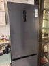 美菱冰箱无忧嵌402双门超薄零嵌小户型大容量拼接窄门一级节能低噪变频风冷无霜底部散热冰箱国家补贴 BCD-402WPCZX 神秘灰 实拍图
