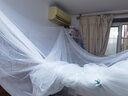 恬景 蚊帐 老式传统蚊帐学生宿舍蚊帐双人单开门家用纹帐床方顶 白色宽2长2.6高1.9米 0m*0m*0m 其它 实拍图
