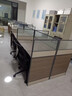 晟晏办公家具简约现代职员屏风工位办公桌椅组合一字单人位【不含柜】 实拍图