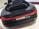 星辰皓奥迪儿童电动车四驱汽车遥控四轮宝宝玩具车可坐人童车RSGT 黑色+四驱+遥控+摇摆+皮座+软轮 实拍图