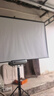 快朵小屋100英寸16:9支架挂壁两用幕布 白塑4K高清可移动【免打孔】投影仪三色激光极米坚果当贝小米爱普生 实拍图