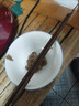 京东京造 筷子 家用食品接触级餐具实木防滑鸡翅木原木【无漆无蜡】10双装 实拍图
