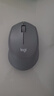 罗技（Logitech）M330 轻音鼠标 无线鼠标 办公鼠标 右手鼠标 带无线微型接收器 灰色 实拍图