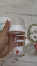 贝亲（Pigeon）玻璃奶瓶宽口径防胀气160ml S号奶嘴 1月+ AA186  实拍图