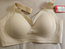 猫人无痕内衣女士无钢圈文胸大胸显小提拉聚拢上托防下垂薄粉底液胸罩 实拍图