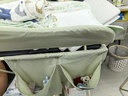 babycare尿布台多功能可折叠新生儿护理台抚触洗澡便携婴儿床-温特绿 实拍图
