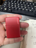ZIPPO打火机之宝防风煤油 红哑漆商标 生日礼物男送男友 含油套装 实拍图