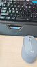 罗技（Logitech）M330 轻音鼠标 无线鼠标 办公鼠标 右手鼠标 带无线微型接收器 灰色 实拍图