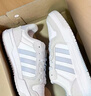 adidas ENTRAP美式校园风运动少年感复古篮球风板鞋男女阿迪达斯   白色/浅蓝/灰色   42.5 实拍图