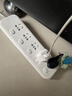 公牛（BULL）分控插座/插线板/插排/排插/接线板/宿舍家用桌面拖线板  3C认证  4位分控全长1.8米 独立开关 实拍图