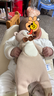 澳贝（auby）婴幼儿玩具华夫格小熊安抚巾宝宝哄睡阿贝贝毛绒手偶新生儿礼物 实拍图