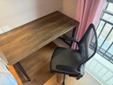 汤能优品电脑桌台式书房办公学习桌家用书桌简约写字桌卧室电竞游戏桌子 【桌椅套装】灰橡木色120*60CM+乳胶椅 实拍图