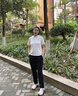 安踏（ANTA）女裤冰丝速干运动裤女夏季新款薄款透气直筒裤休闲长裤女 【夏季新款冰丝速干女裤-拉链口袋】基础黑 L (170/推荐110-125斤） 实拍图
