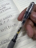 按动中性笔黑笔会议签字笔办公用品经典商务学生高颜值学生考试笔碳素 3支笔+6支笔芯 实拍图