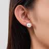 ZEGL珍珠耳钉纯银耳饰女925银针耳环高级感轻奢送闺蜜女友生日礼物 实拍图