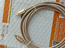 秋叶原（CHOSEAL） RCA莲花头数字同轴线音频线 镀银石墨烯层 公对公 SPDIF5.1音响箱电视功放连接线 1米 QS3546T1 实拍图