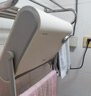 美的（Midea）【浴室新贵】暖风机浴室/台壁两用取暖器/石墨烯极速升温/节能小太阳抗菌过滤低噪音可移动HFS20XQ 实拍图