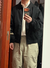 优衣库合作款男装女装PUFFTECH空气棉服休闲短茄克外套夹克479411 09 黑色 M /170/92A 实拍图