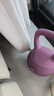 Ma fitness壶铃女士健身家用软壶铃6kg8kg提壶哑铃练臀胡玲深蹲器械运动塑形 6kg -氧气紫 实拍图