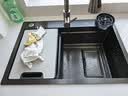 四季沐歌厨房水槽纯手工大单槽L8系列5MM加厚304不锈钢抗菌集渣洗菜盆68 实拍图