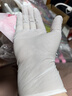 塞莫诗一次性丁腈手套加长款加厚型 防油防水耐污 30只/包 粉色 大号 实拍图