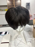 佰丝堂假发女短发全头套式短直发中老年妈妈整顶发套真发均码（自然黑） 实拍图