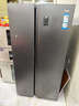 Haier【新品】海尔冰箱双开门对开门纤薄一级能效双变频风冷无霜干湿分储大容量家用智能电冰箱家电补贴 617升+黑金净化系统+90°开门悬停 实拍图