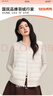 鸭鸭（YAYA）短款羽绒马甲女冬季纯色百搭显瘦轻薄上衣马夹背心外套内胆羽绒服 实拍图