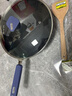 炊大皇炒锅不粘锅易洁少油烟平底炒菜锅煎锅30cm磁炉通用深蓝SL30CG 实拍图