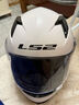 LS2摩托车头盔男女全盔四季赛车防雾3C跑盔卡丁车四季安全帽FF358 黑色(赠防雾贴+头套) L(建议55-56头围） 实拍图