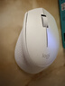 罗技（Logitech）M330 静音鼠标 无线鼠标 办公鼠标 右手鼠标 带无线微型接收器 白色 实拍图
