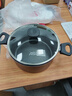 爱仕达（ASD）汤锅晶石不粘煮锅炫彩双耳小奶锅炖汤煮面锅24CM燃气电磁炉通用A7 实拍图