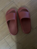 朴西香蕉船情侣凉拖鞋女浴室不易滑室内居家四季拖鞋男 红色 37-38 实拍图
