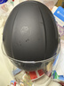 凤凰（Phoenix）新国标电动车头盔双镜片3/4半盔哑黑 男女四季通用电瓶车头盔冬季保暖骑行安全帽 实拍图