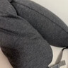 MUJI【自营限定】舒适颈部靠枕-蓝灰条纹 u型枕颈枕飞机旅行枕脖枕 实拍图