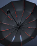 京东京造 黑武士60骨加固全自动伞 晴雨伞男女折叠伞遮阳伞黑胶23寸105cm 实拍图