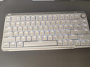 珂芝（KZZI）i75青春版矮轴三模机械键盘商务办公轻薄便携全键热插拔适用苹果风长续航RGB工业灰蓝莓静音轴MINI 实拍图