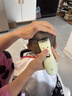 奥克斯（AUX）婴儿理发器家用轻音电动推剪宝宝儿童电动理发推子剃发神器全身水洗 【标配+双剪】礼物 实拍图