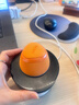 索爱（soaiy）M3蓝牙音箱磁吸无线音响浴室小钢炮户外室内迷你音箱手机支架防水便携喇叭磁吸音 霞光橙 实拍图