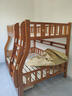 临稚胡桃木 儿童上下床实木高低床双层床上下铺床两层木床子母床 爬梯款 上铺宽1.3米下铺宽1.5米 实拍图