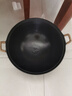 夏老大非遗生铁锅 双耳铸铁炒锅传统无涂层物理不易粘炖锅圆底炒菜锅40 实拍图