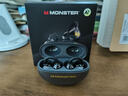 魔声（Monster）Open Ear AC200蓝牙耳机耳夹式开放式耳机跑步运动耳机通话降噪夹耳耳机 AC200锖黑色【AI智能+40h时长+4g舒适佩戴】 实拍图