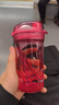 特百惠（Tupperware）晶彩mini塑料杯280ML 男女学生夏季水杯子儿童双饮口便携 圣诞红 实拍图