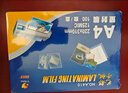 千帆（SAILS）塑封膜a4 12.5丝加厚过塑膜塑封纸过塑纸 图纸过胶膜A410 220x310mmx125mic 实拍图