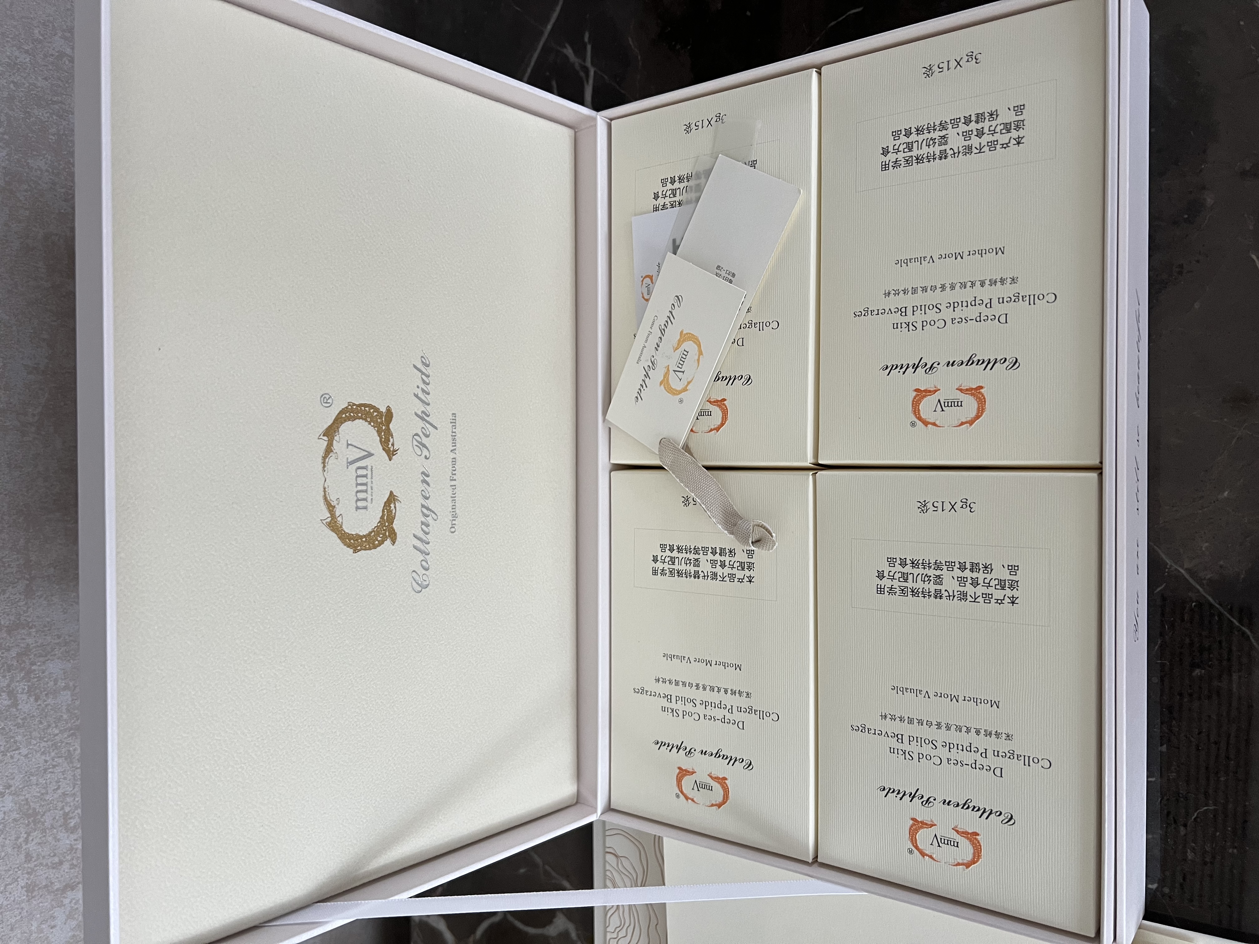 mmv鱼胶原蛋白肽胶原蛋白粉小分子肽深海鳕鱼皮活性肽官方正品旗舰店 蜕变装六盒 60袋*6盒 实拍图