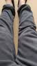 JEANSWEST LIFE真维斯加绒裤男秋冬季双面摇粒绒直筒休闲裤保暖男士防寒束脚裤子 实拍图